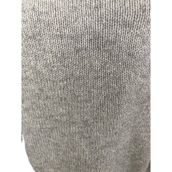 Vintage Gray/Grey Crew Neck Unisex Pullover Wool Sweater  - Made in USA - Picture 1 of 16